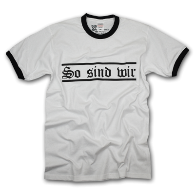 Ringershirt So sind wir weiß