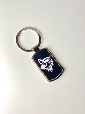 Schlüsselanhänger Edelstahl Wolf