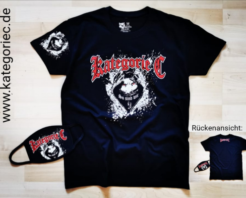 Set T-shirt und Maske Deutscher Junge