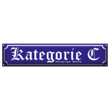Blechschild Kategorie C
