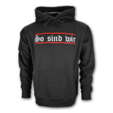 Kapuzenpullover So sind wir grau