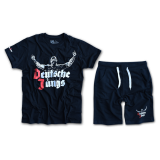 T-Shirt und Hosenset Deutsche Jungs Kordel