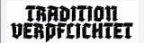 Aufkleber Tradition vepflichtet