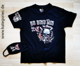 Set T-shirt und Maske So sind wir Totenkopf