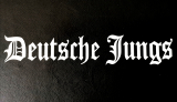 Aufkleber Deutsche Jungs weiß Transparent