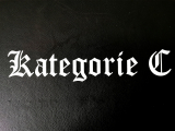 Aufkleber Kategorie C Transparent weiß