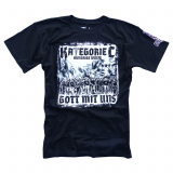 T-Shirt Gott mit uns schwarz