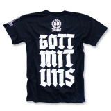 T-Shirt Gott mit uns schwarz