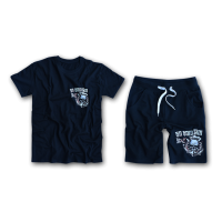 T-shirt und Hosenset So sind wir Totenkopf