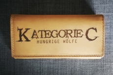 Leder Geldbörse Frauen beige