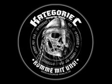 Aufkleber Komme mit uns Rune