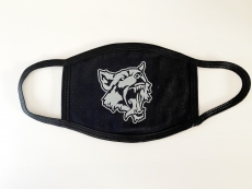Gesichtsmaske Wolf grau