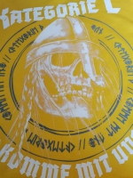 T-shirt Komme mit uns Runenschrift gelb