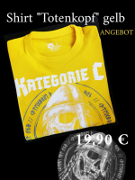 T-shirt Komme mit uns Runenschrift gelb
