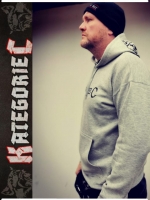 Kategorie C Kapuzenpullover grau NEU