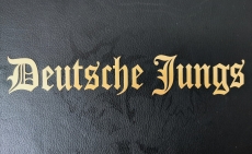Aufkleber Deutsche Jungs gold Transparent