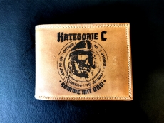 Leder Geldbörse Komme mit uns Rune