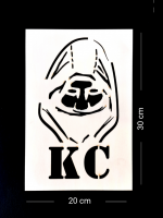 Schablone Wandbild KC Deutscher Junge