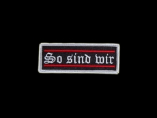 So sind wir Aufnäher